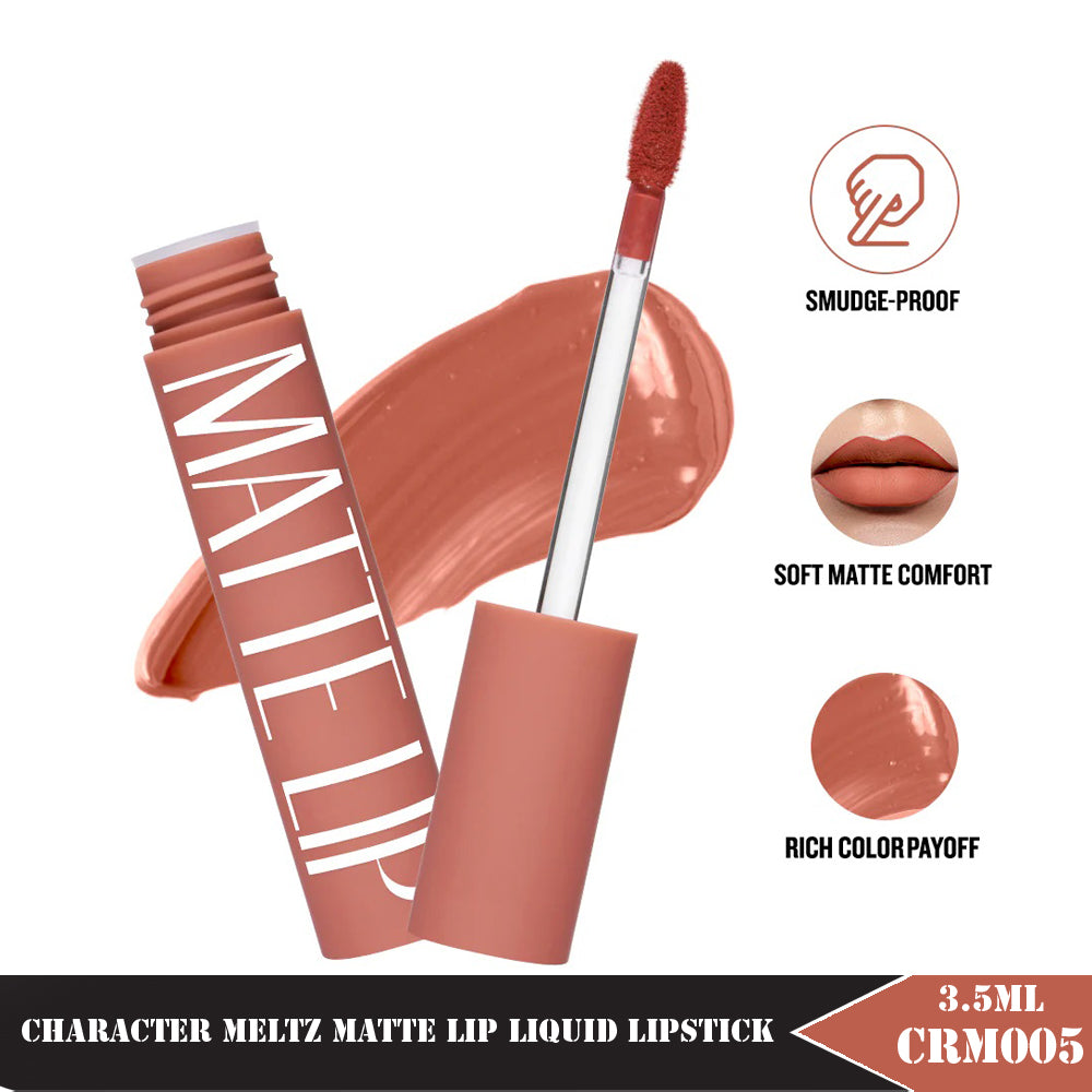 Character Meltz Matte Lip Liquid Lipstick 3.5ML