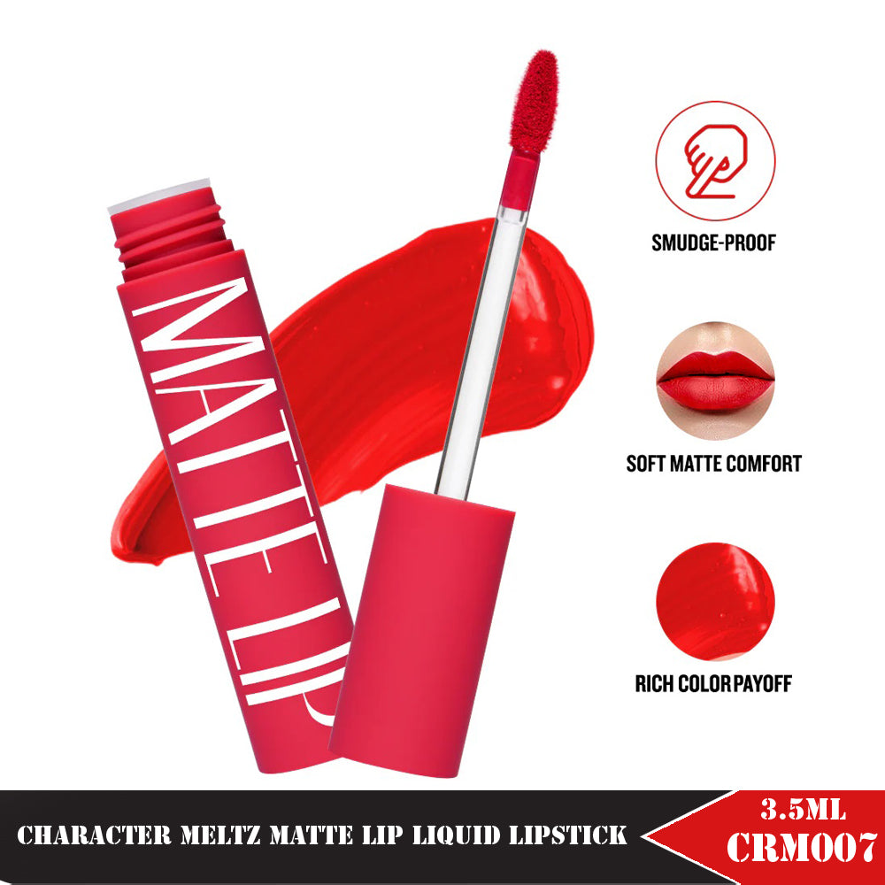 Character Meltz Matte Lip Liquid Lipstick 3.5ML