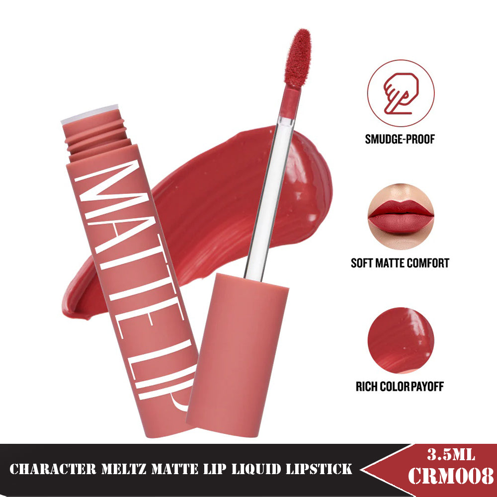 Character Meltz Matte Lip Liquid Lipstick 3.5ML