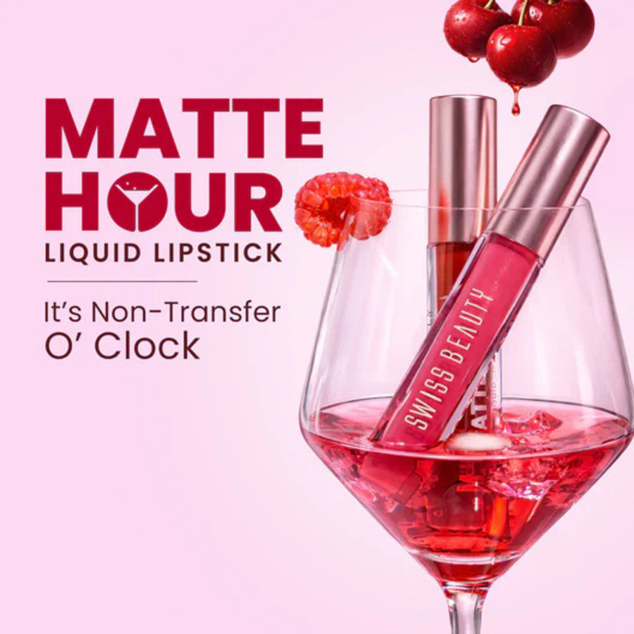 Swiss Beauty Matte Hour Liquid Lipstick 4.2ml