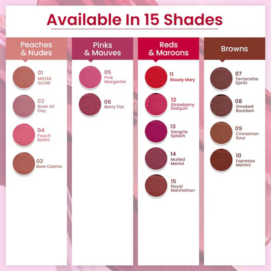 Swiss Beauty Matte Hour Liquid Lipstick 4.2ml