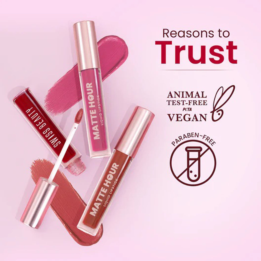 Swiss Beauty Matte Hour Liquid Lipstick 4.2ml