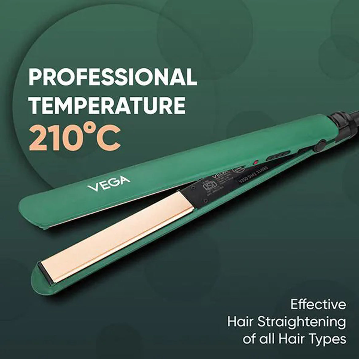 Vega Salon Smooth Hair Straightener - VHSH-42
