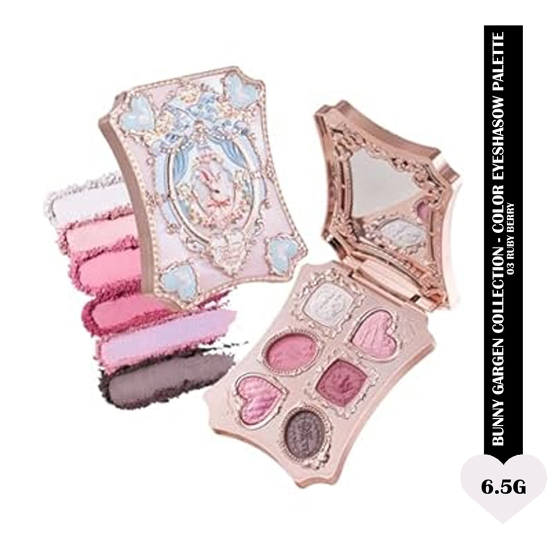 Flower Knows Bunny Gargen Collection -Color Eyeshadow Palette 6.5g
