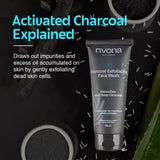 Rivona Charcoal Exfoliating Face Wash 100ML