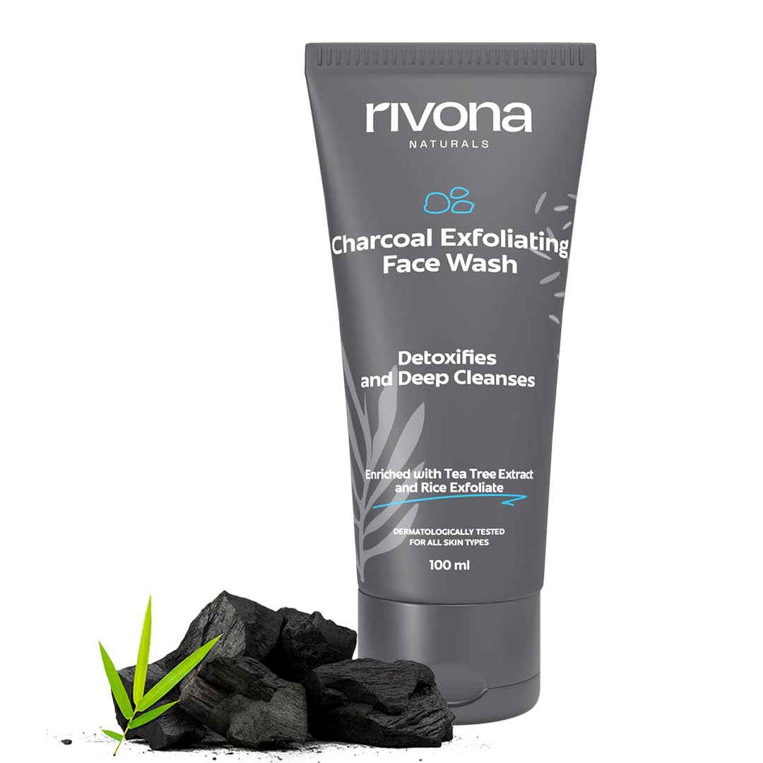 Rivona Charcoal Exfoliating Face Wash 100ML