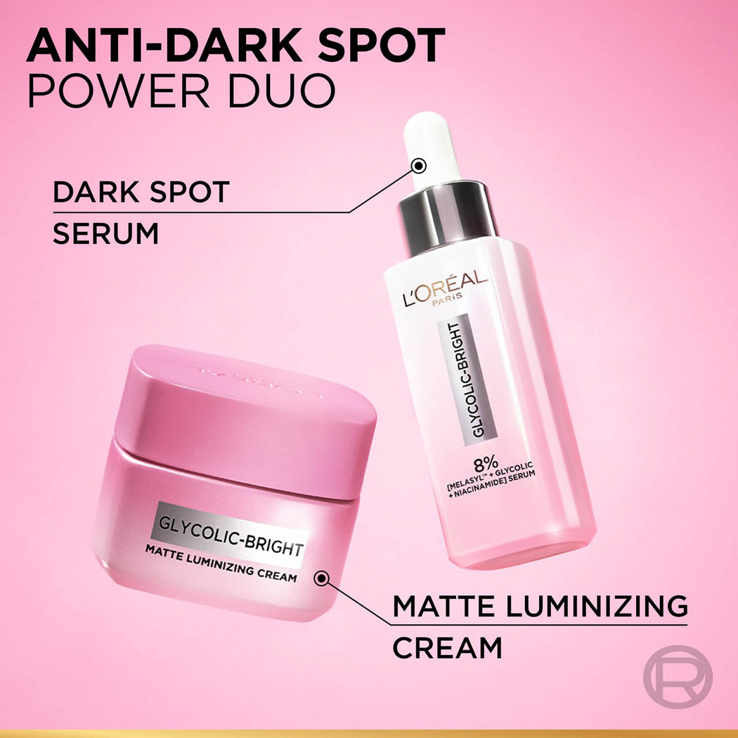Loreal Paris Glycolic Bright Matte Luminizing Cream