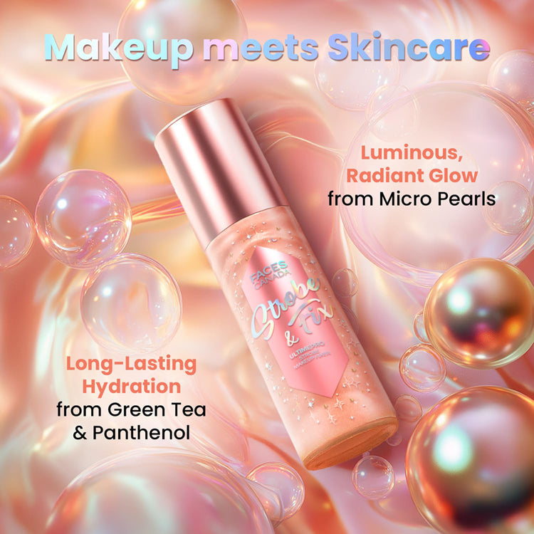 Faces Ultime Pro Strobe Makeup Fixer Rose Gold 100ml