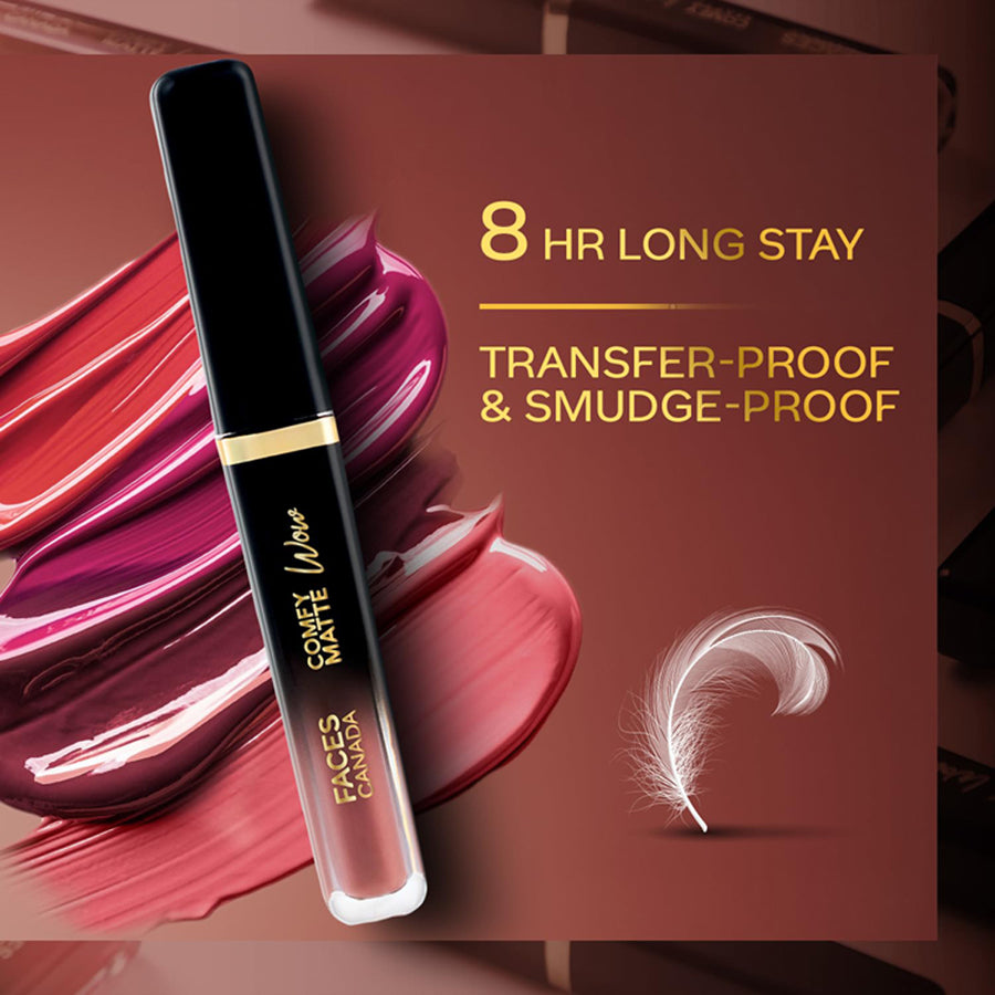 Faces Comfy Matte Wow Liquid Lipstick 3.8ml