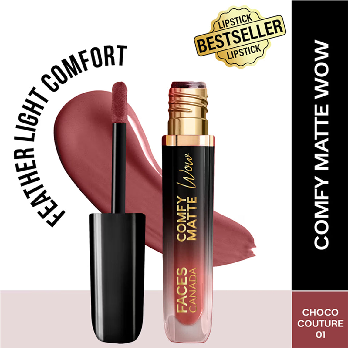 Faces Comfy Matte Wow Liquid Lipstick 3.8ml