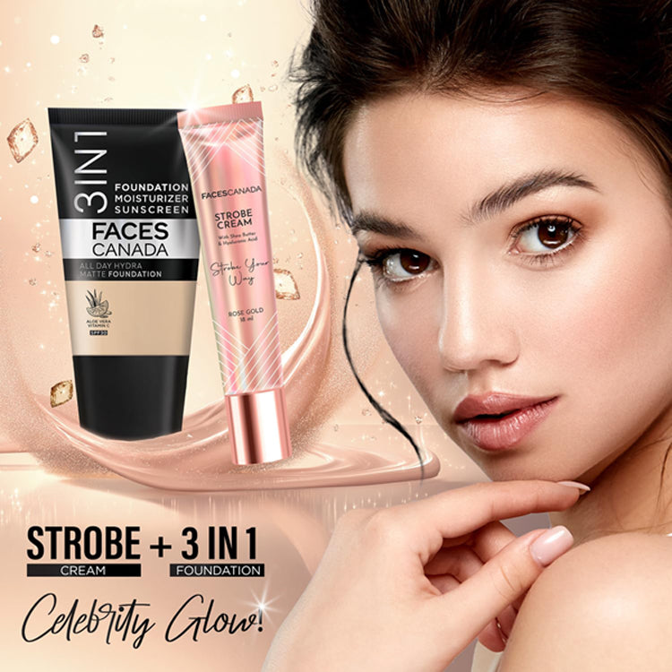 Faces3 in 1 All Day Hydra Matte Mini Foundation 18ml