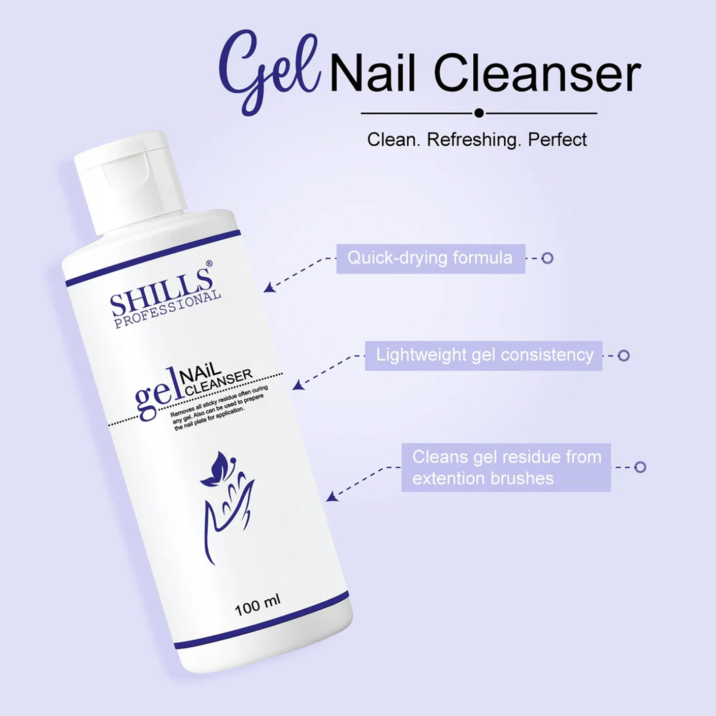 Shills gel Nail cleanser 100ml