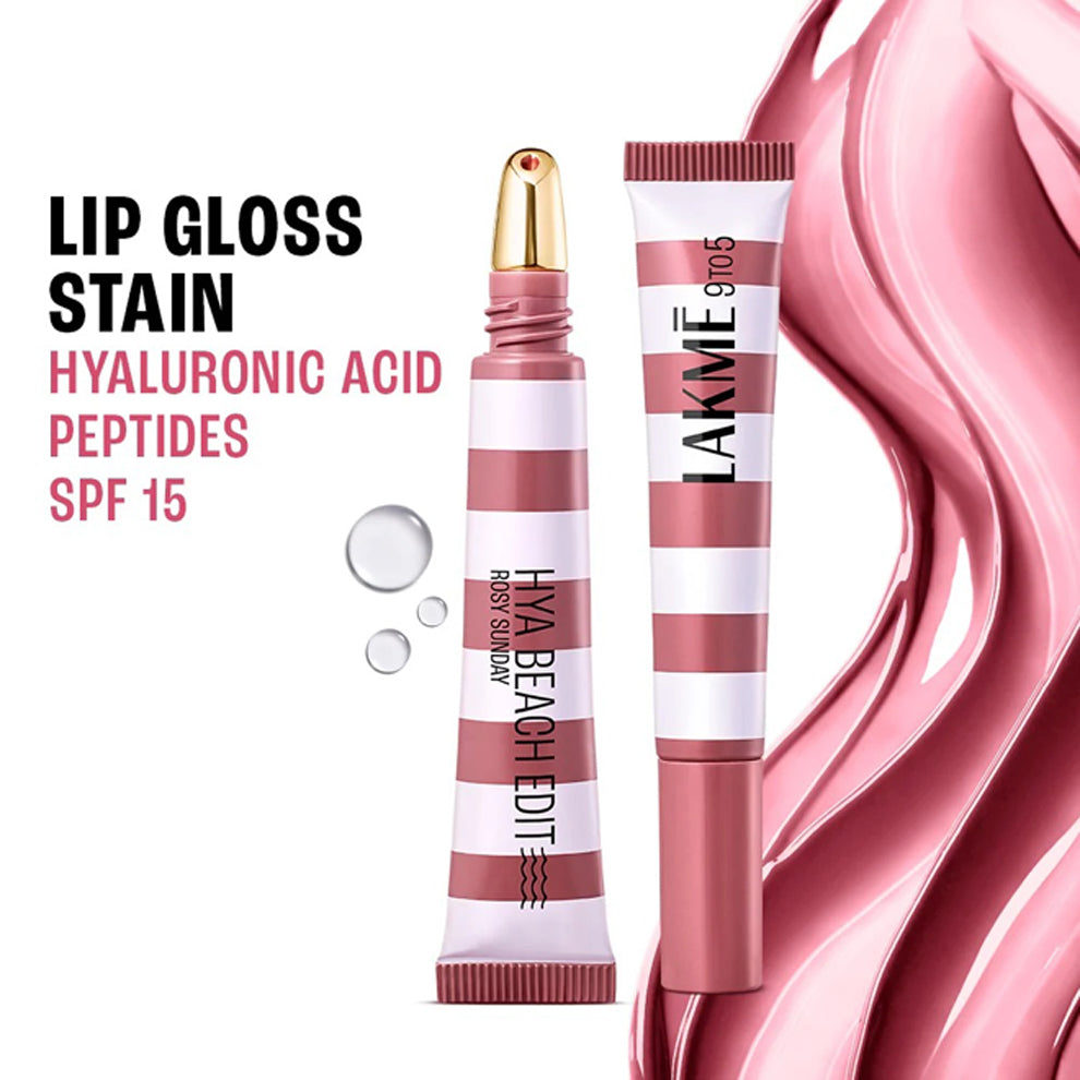 Lakme 9to5 Hya Beach Edit Lip Gloss 10ML