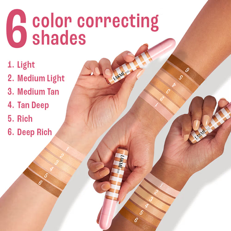 Lakme 9to5 Hya Beach Edit Color Correcting+Concealer 6ML