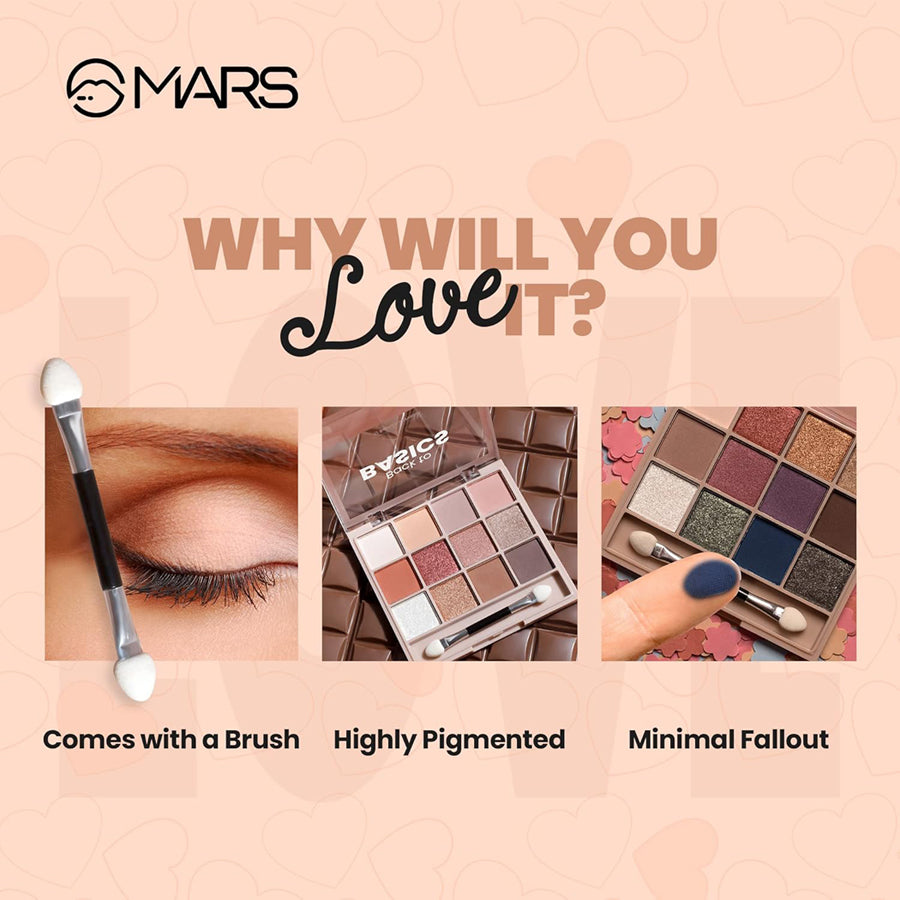 Mars Back to Basics Eyeshadow Palette 14.4G