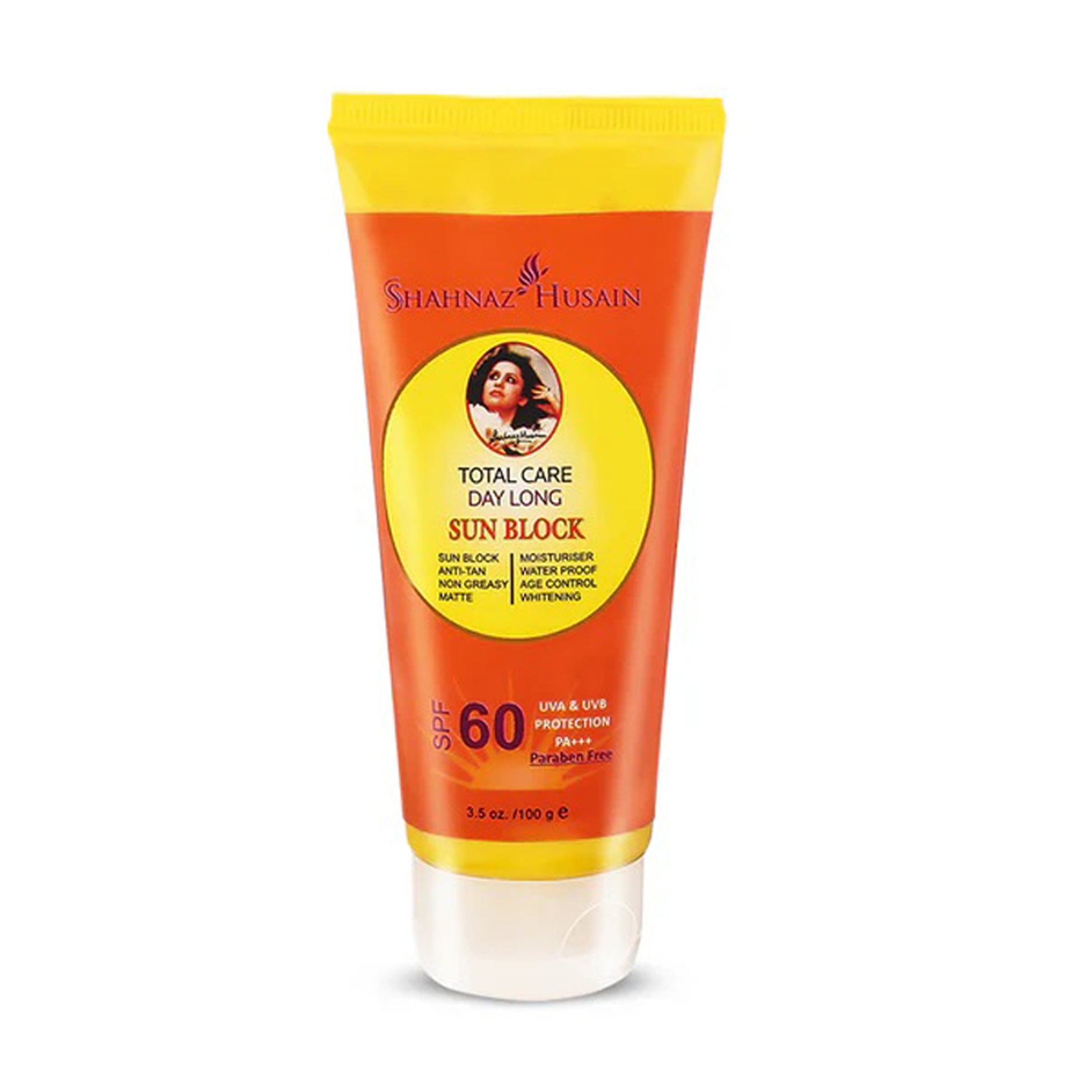 Shahnaz Husain Total Care Day Long Sun Block Spf 60 Uva & Uvb Protection Pa+++