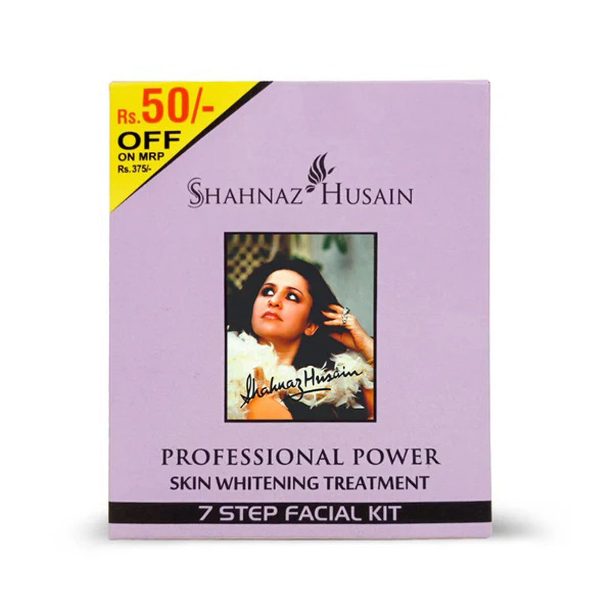 Shahnaz Husain Power Skin Whitening Treatment 7 Steps Facial Kit (48g + 15ml)