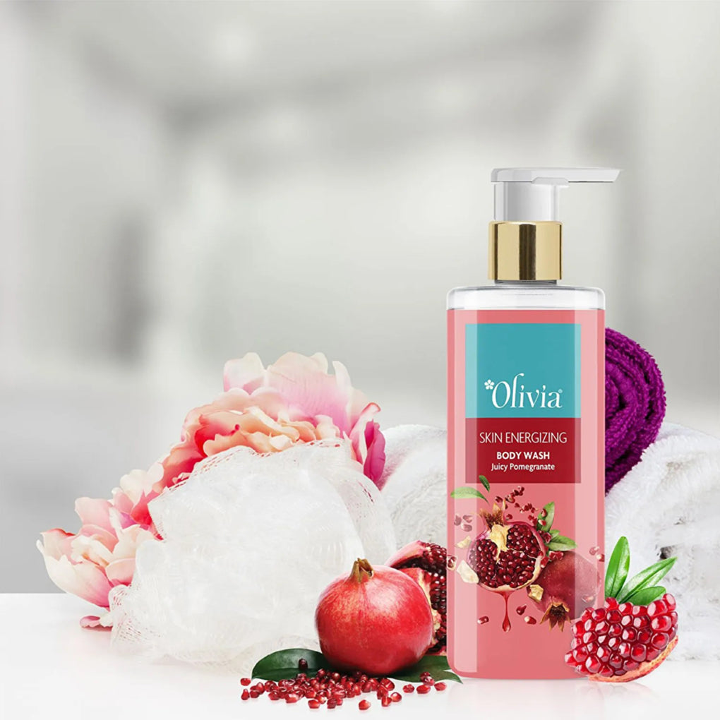 Olivia Skin Energizing Body Wash With Juicy Pomegranate