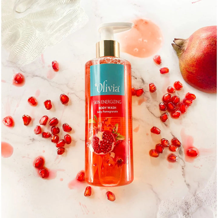 Olivia Skin Energizing Body Wash With Juicy Pomegranate