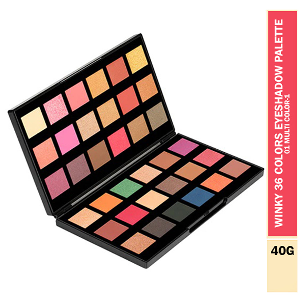 Swiss Beauty Winky 36 Colors Eyeshadow Palette 40g