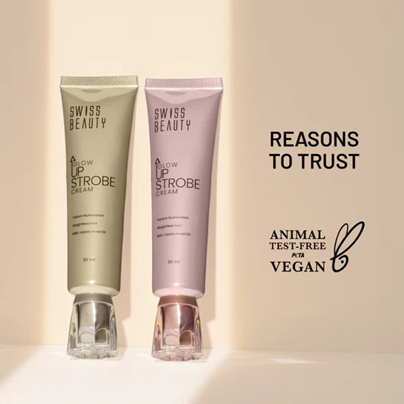 Swiss Beauty Glow Up Strobe Cream 30ML