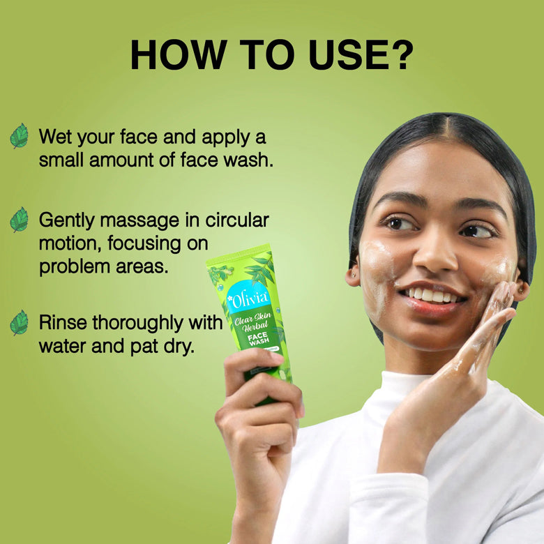 Olivia Clear Skin Herbal Face Wash 60ML