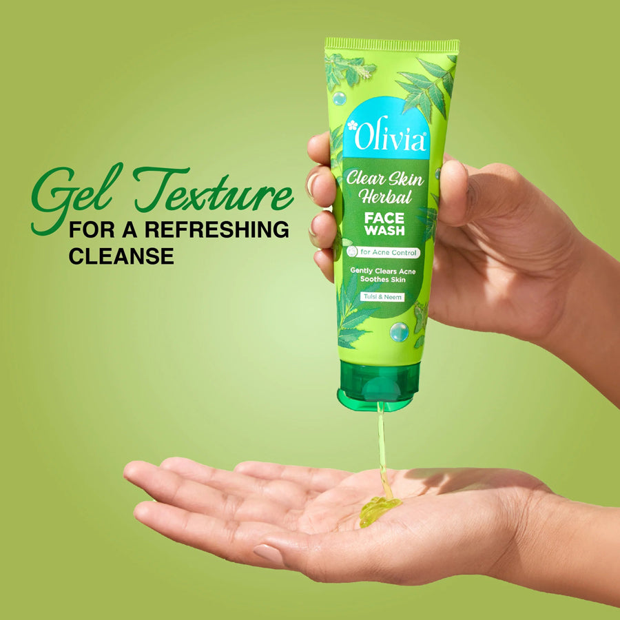 Olivia Clear Skin Herbal Face Wash 60ML