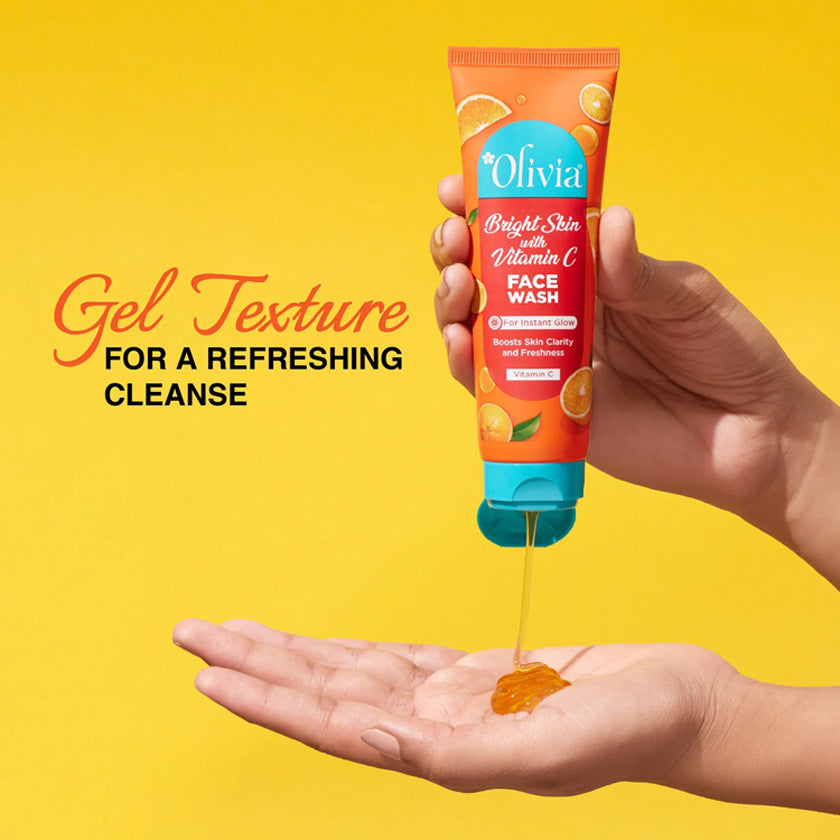 Olivia Bright Skin Face Wash with Vitamin C for Instant Glow