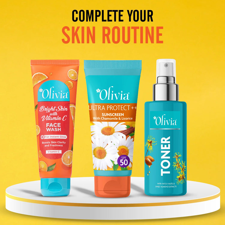 Olivia Bright Skin Face Wash with Vitamin C for Instant Glow