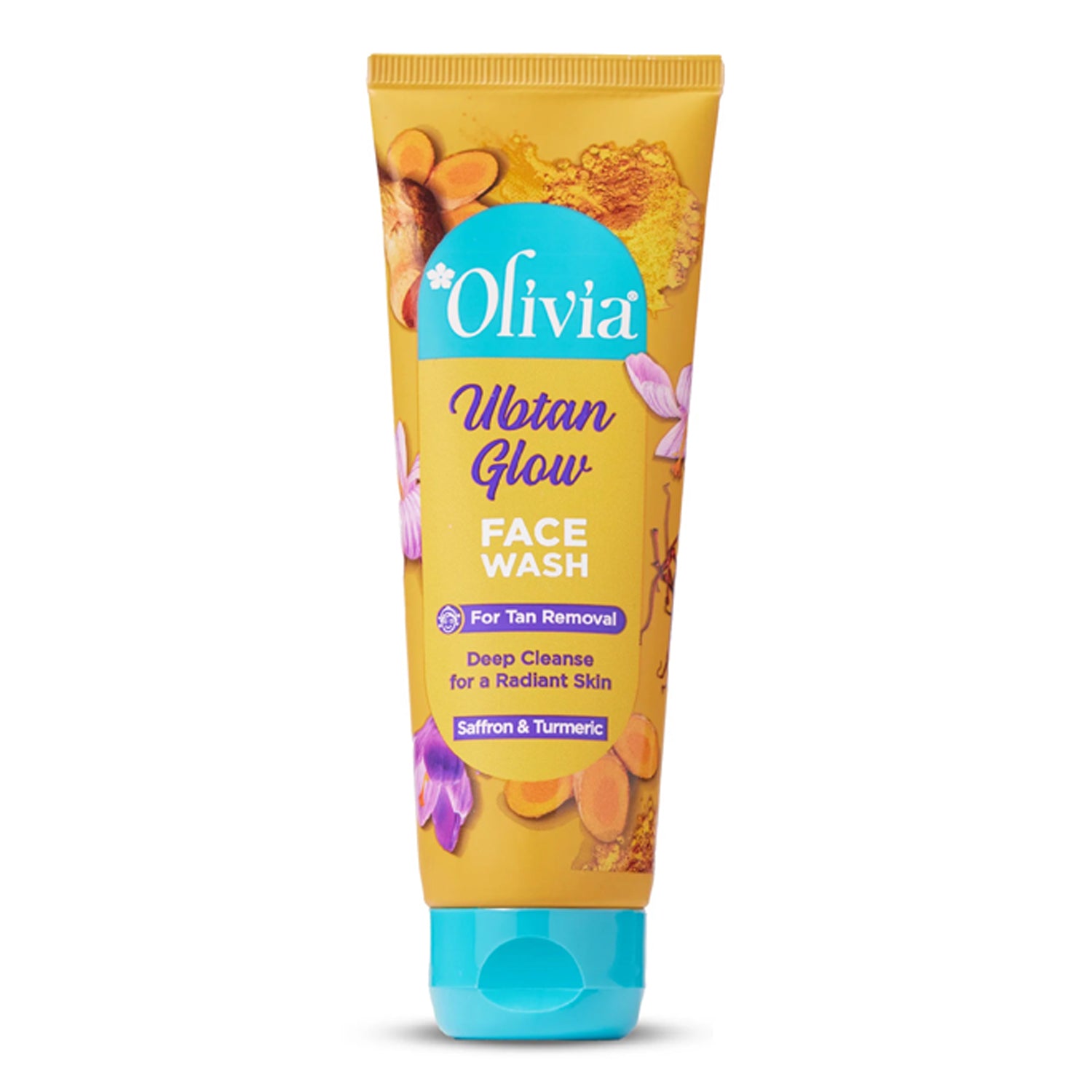 Olivia Ubtan Glow Face Wash for Tan Removal