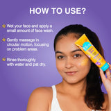 Olivia Ubtan Glow Face Wash for Tan Removal