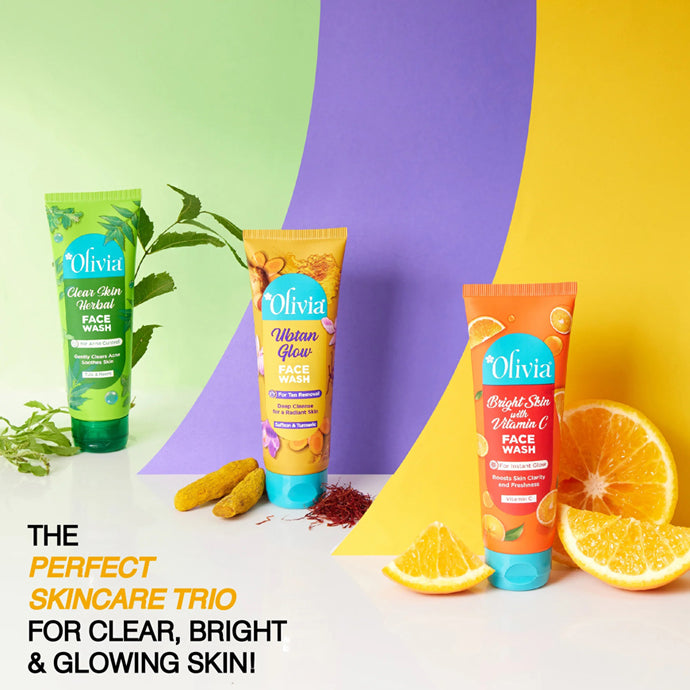 Olivia Ubtan Glow Face Wash for Tan Removal