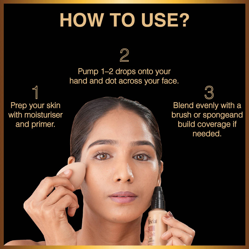 Olivia Skin Filter Liquid Foundation 30ML