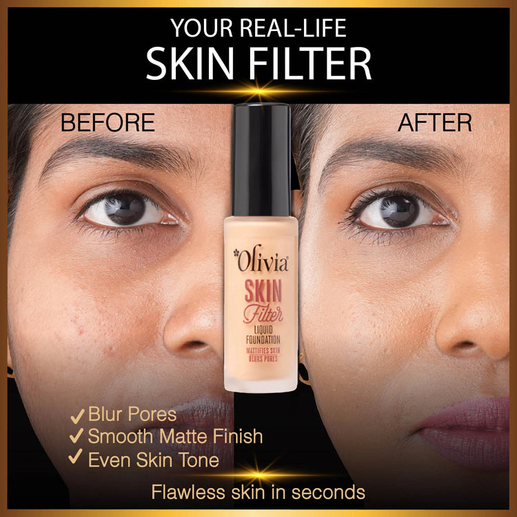 Olivia Skin Filter Liquid Foundation 30ML