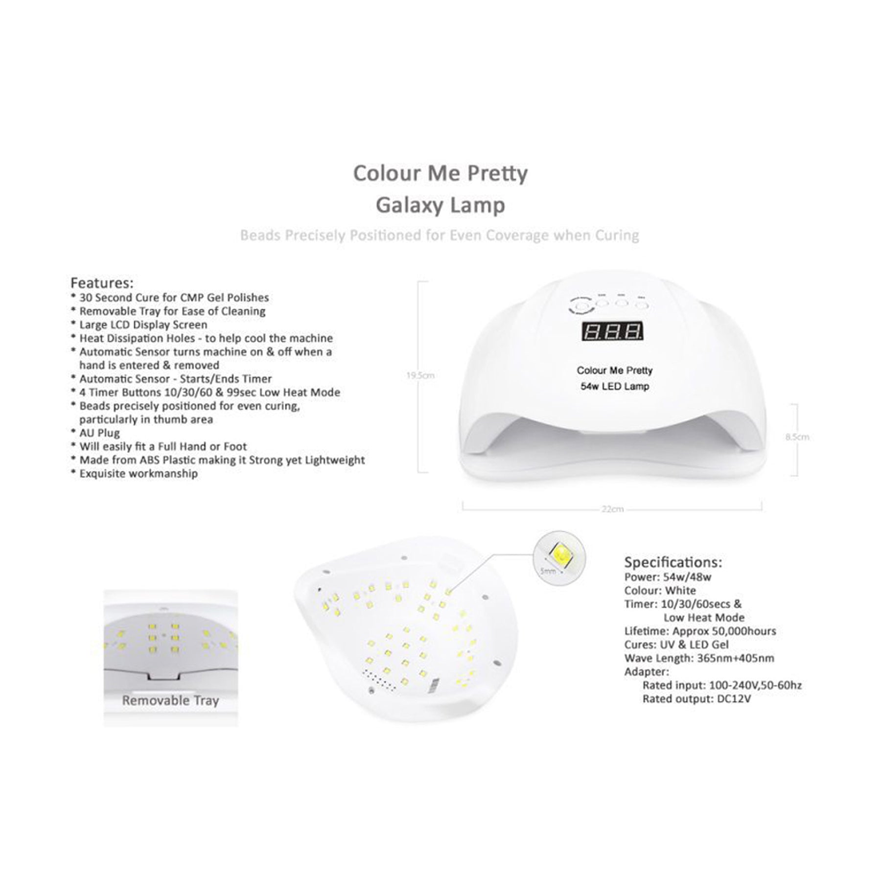 Love Your Nails Galaxy 48 Watt Led Lamp
