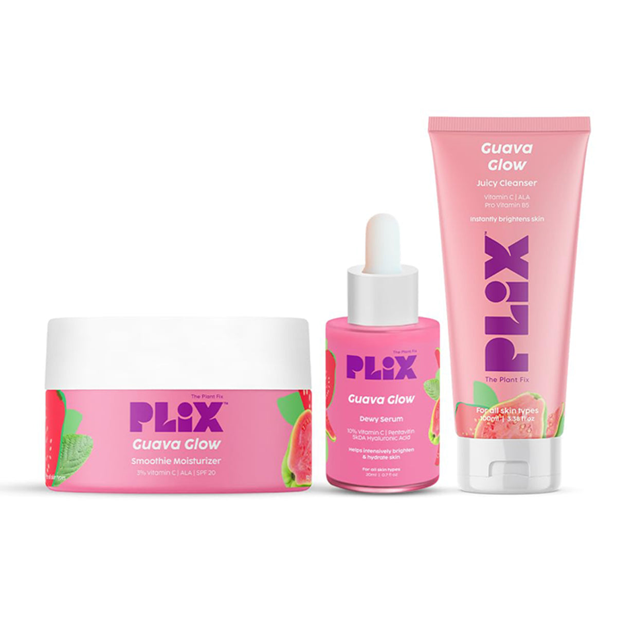 Plix guava Super Glow Trio