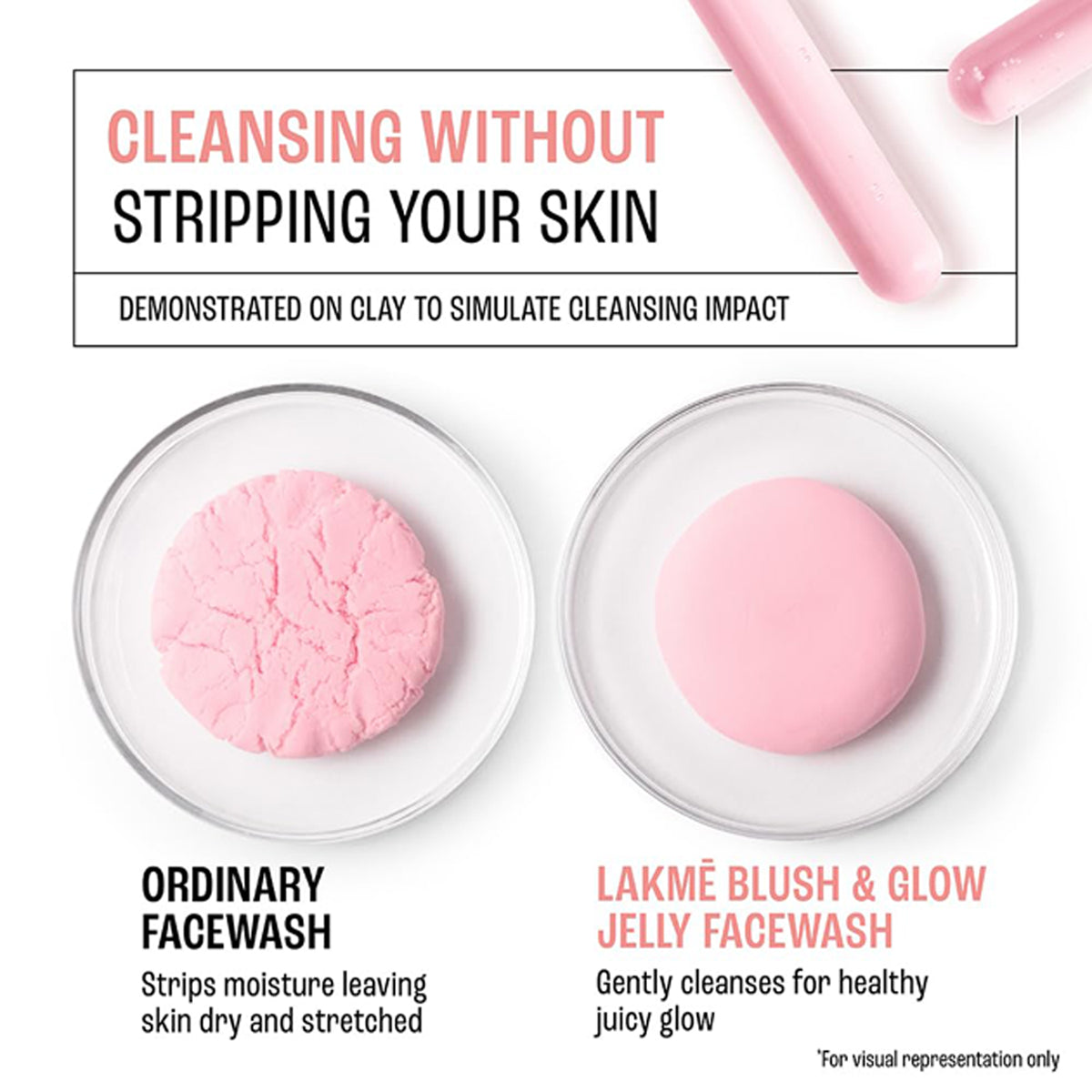 Lakme Blush & Glow Jelly Facewash With Watermelon Rice Water