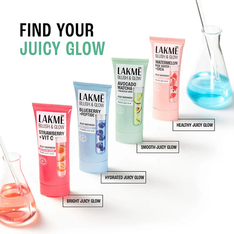 Lakme Blush & Glow Avocado Matcha + Salicylic Acid Jelly Face Wash