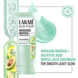 Lakme Blush & Glow Avocado Matcha + Salicylic Acid Jelly Face Wash
