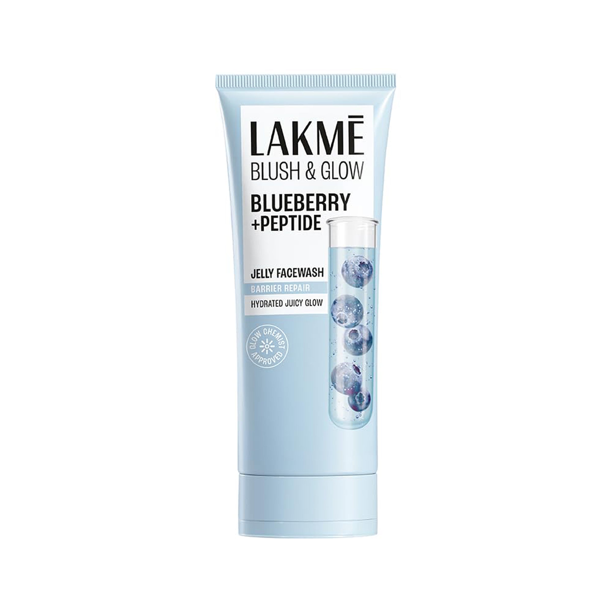 Lakme Blush & Glow Blueberry + Peptide Jelly Face Wash