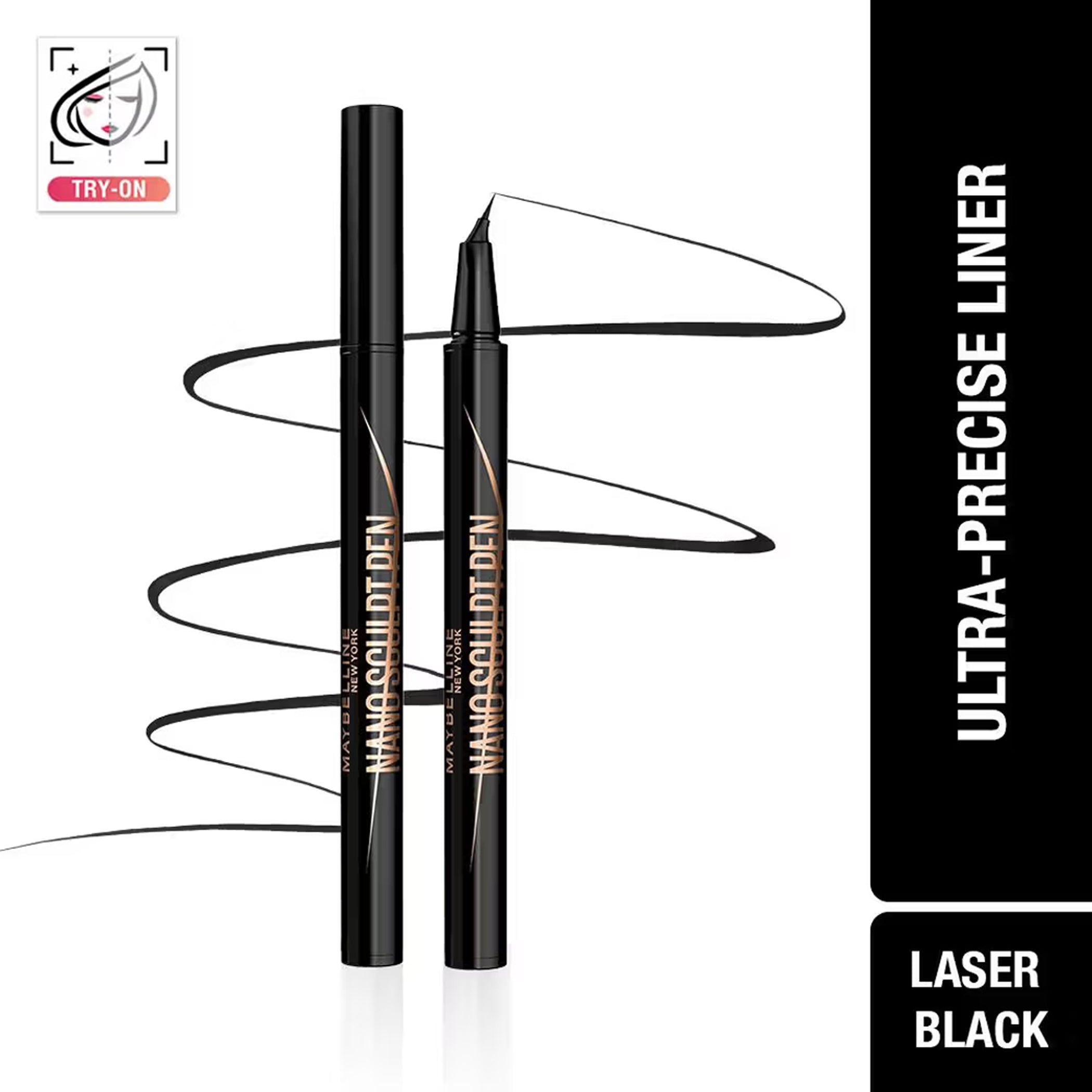 Maybelline New York Nano Sculpt Pen Eyeliner Laser Black 0.6G