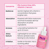 Plix 23Per Vitamin C Guava Face Serum 20ml