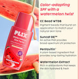 Plix Watermelon Tint Twist Colour Adapting Sunscreen SPF 50++++ 50ml
