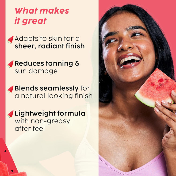 Plix Watermelon Tint Twist Colour Adapting Sunscreen SPF 50++++ 50ml