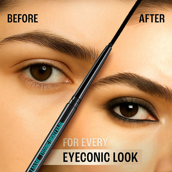 Lakme 9-5 Eyeconic Smokey Kajal Black 0.35g