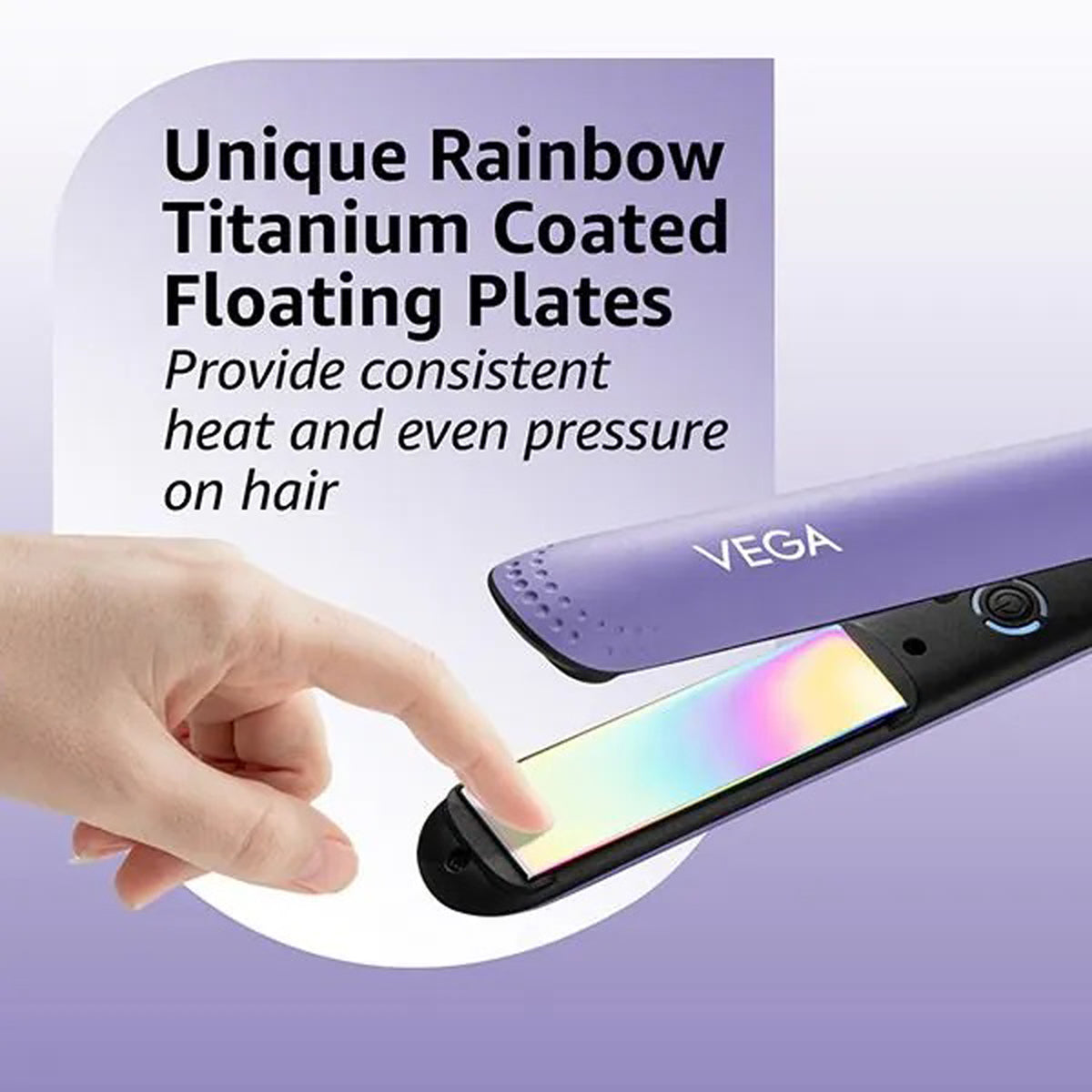 VEGA Go-Glam Hair Straightener - VHSH-39