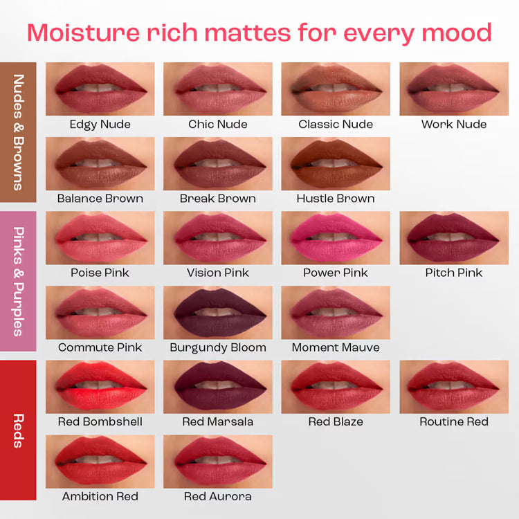 Lakme 9 To 5 Forever Matte Lip Crayon 1.1G