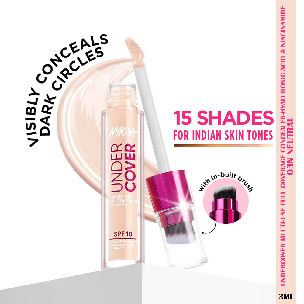 Nykaa Undercover Multi-Use Full Coverage Concealer 3ML