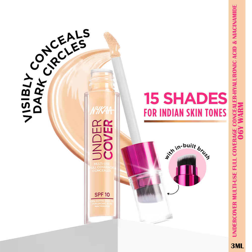 Nykaa Undercover Multi-Use Full Coverage Concealer 3ML