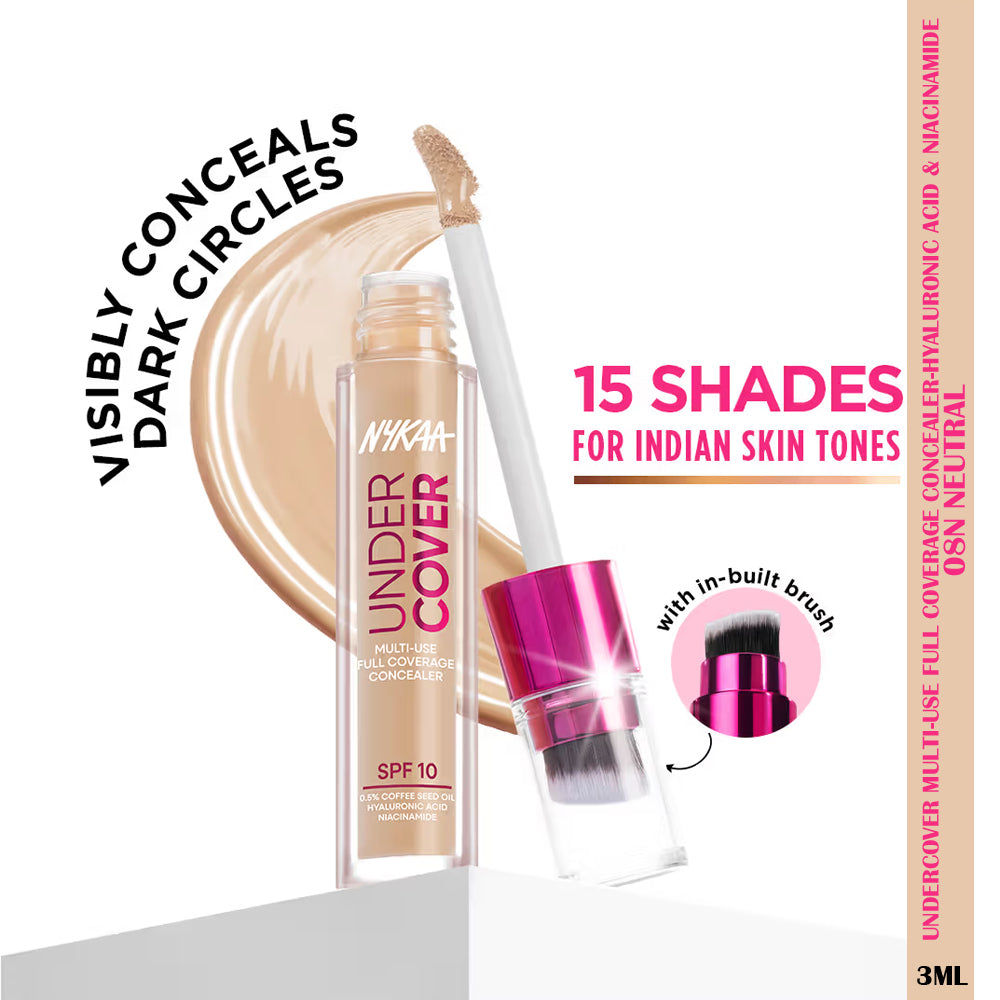 Nykaa Undercover Multi-Use Full Coverage Concealer 3ML